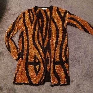 Nasty Gal tiger leopard print cardigan